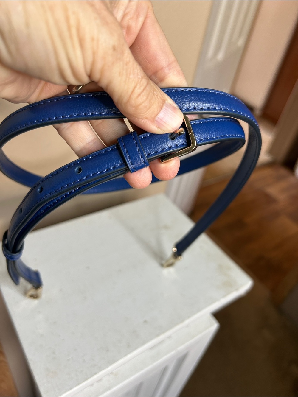 Kate Spade Darcy Large Satchel Crossbody in Blazer Blue - Picture 8 of 8